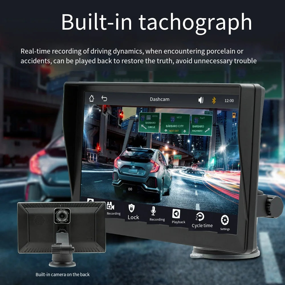 New wireless Carplayer 9 "portable car Bluetooth MP5 player