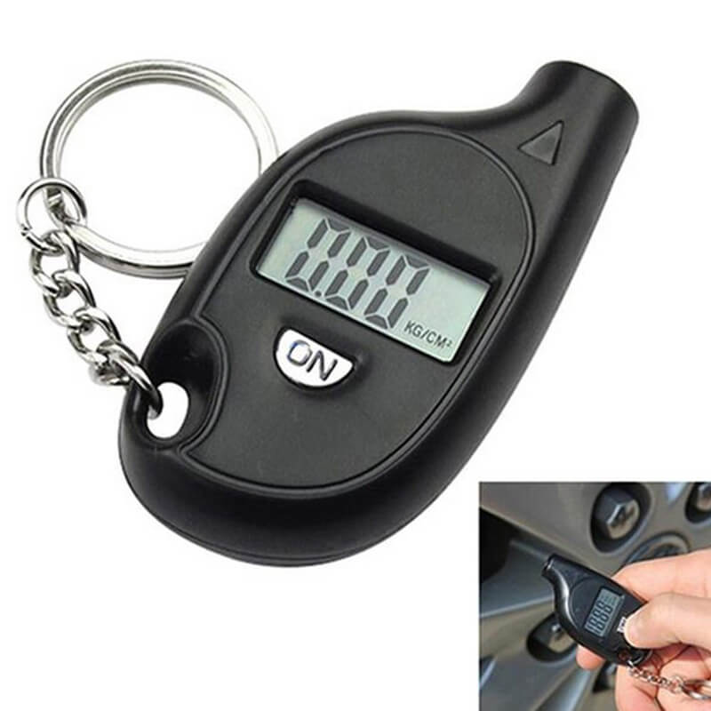 Mini Keychain Car Tire Pressure Counter Test Meter Tyre Fault Diagnostic Instrument