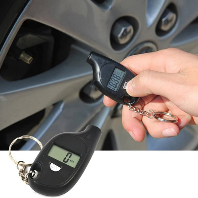 Mini Keychain Car Tire Pressure Counter Test Meter Tyre Fault Diagnostic Instrument