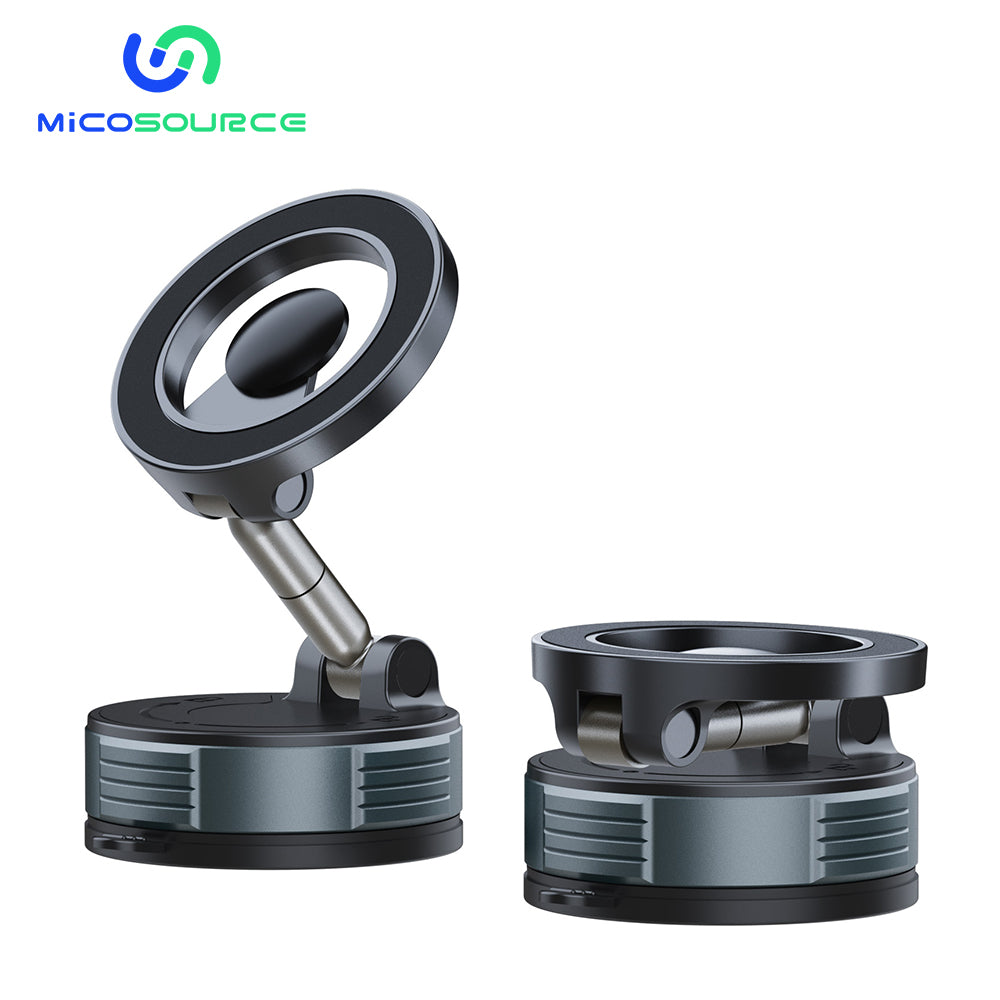 Magnetic Car Phone Holder 360° Adjustable Vacumm Suction Phone Mount Magsafe Mobile Holders for iPhone 17 Pro Max 16 15 14 13 12 Plus