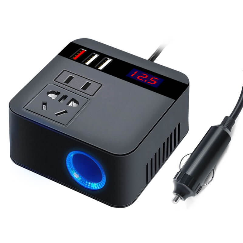 120W Car Inverter Charger Universal 12V/24V To 110V/220V Multifunctional Power Converter Converter