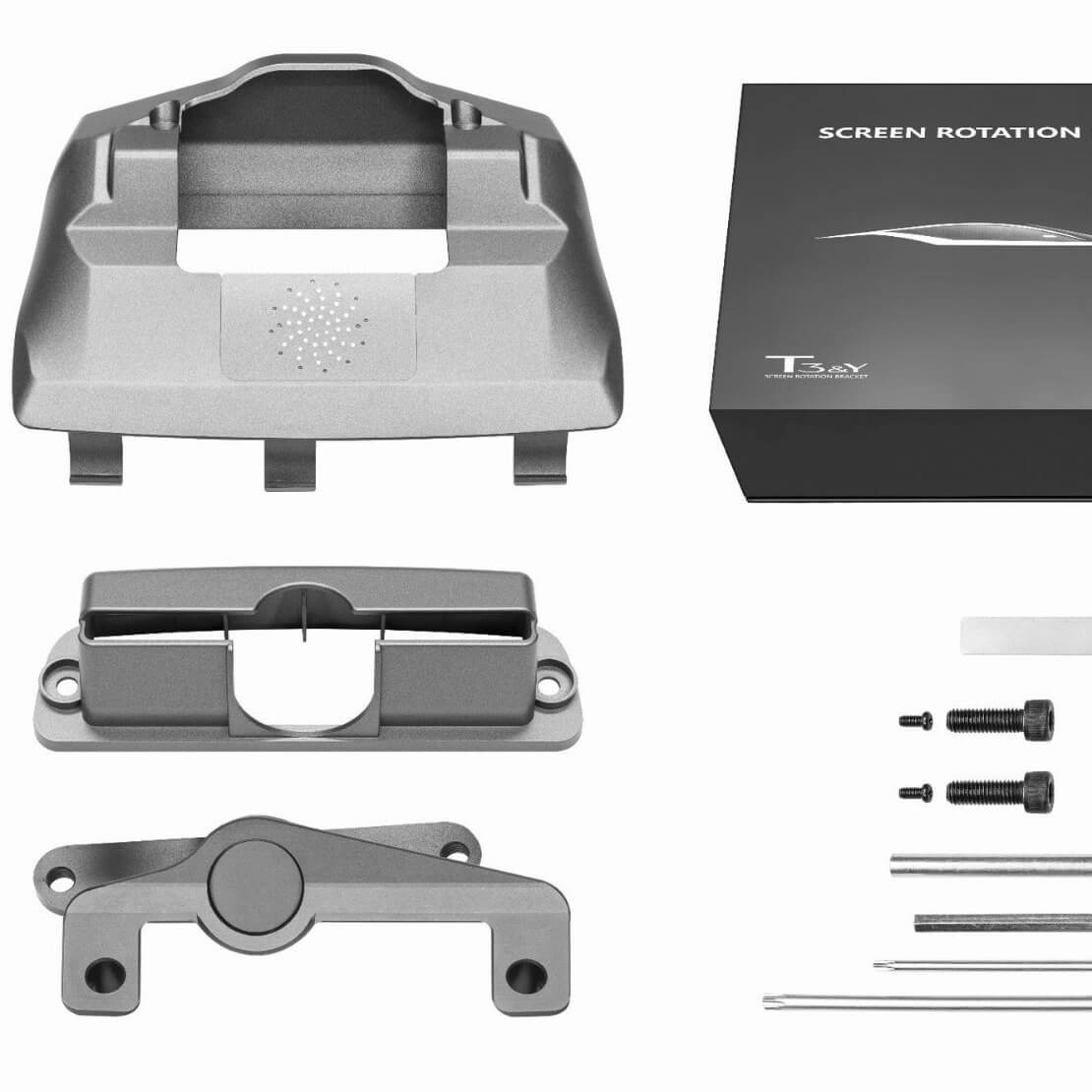 Tesla Special Central Control Screen Rotating Bracket Suitable For Model 3/ Y/ 3 Highland/ Y Juniper Four-Direction Rotating Bracket Tesla Special Modified Accessories