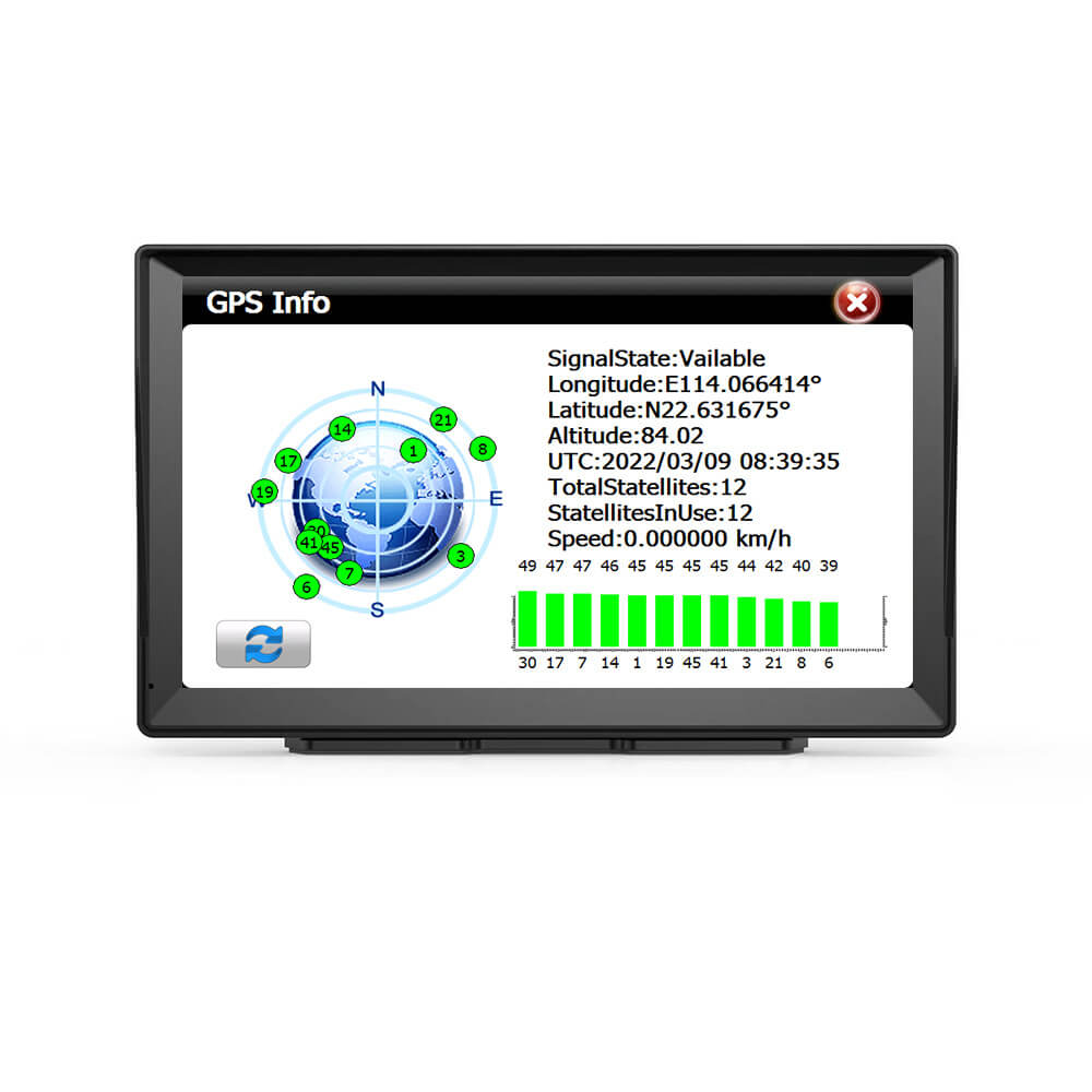 9" Touch Screen GPS Navigator 256M+8G FM latest Europe South America USA Mexico Car Truck Sat Large Screen Navigation