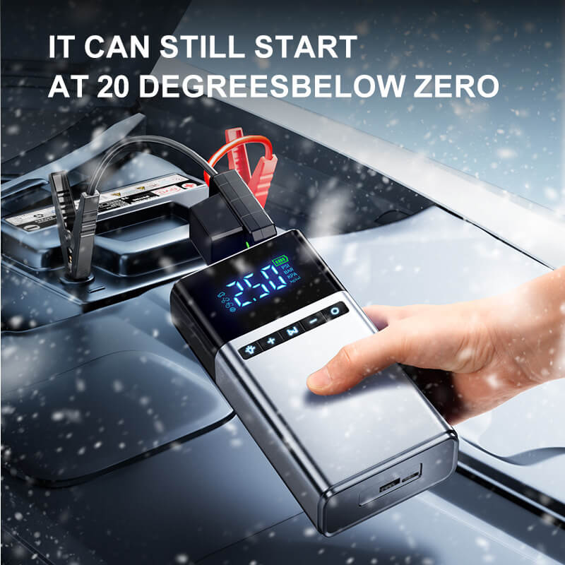 Car Emergency Starting Power Supply 6000/8000/12000 mAh Power Supply Multifunctional Portable 12V Car Jump Starters With Tire Inflation Function