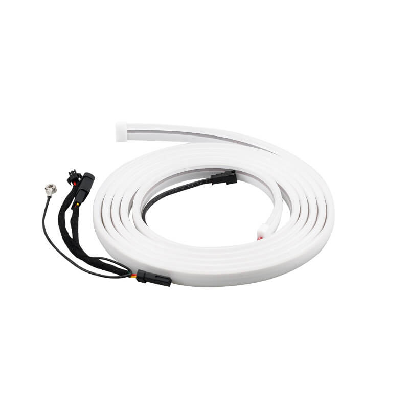 Tesla Front Trunk LED Atmosphere Light Waterproof Flexible Light Strip Model 3 Y S X Original Car Direct Plug