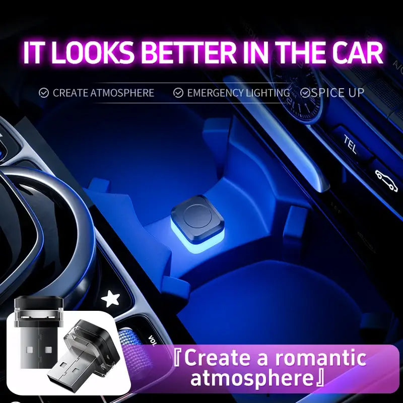 Car Mini USB Decorative LED Ambient Light
