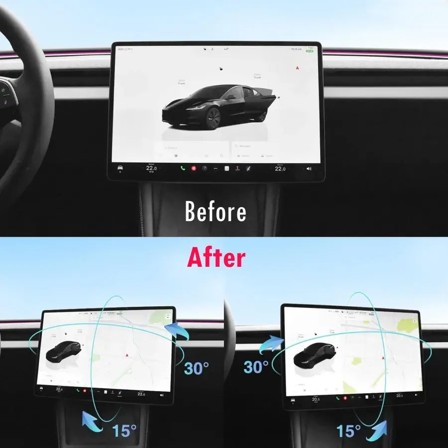 Tesla Special Central Control Screen Rotating Bracket Suitable For Model 3/ Y/ 3 Highland/ Y Juniper Four-Direction Rotating Bracket Tesla Special Modified Accessories