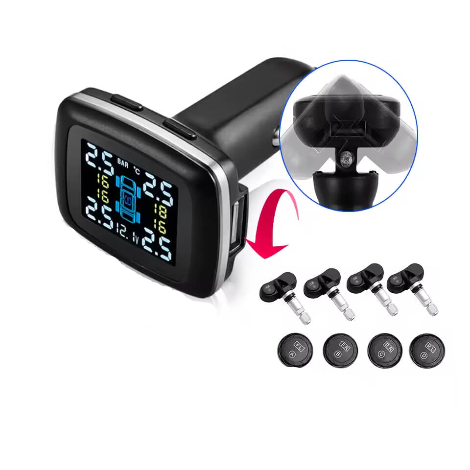 Cigarette Lighter Socket Tire Pressure Monitor Car Tire Pressure Alarm Monitor System