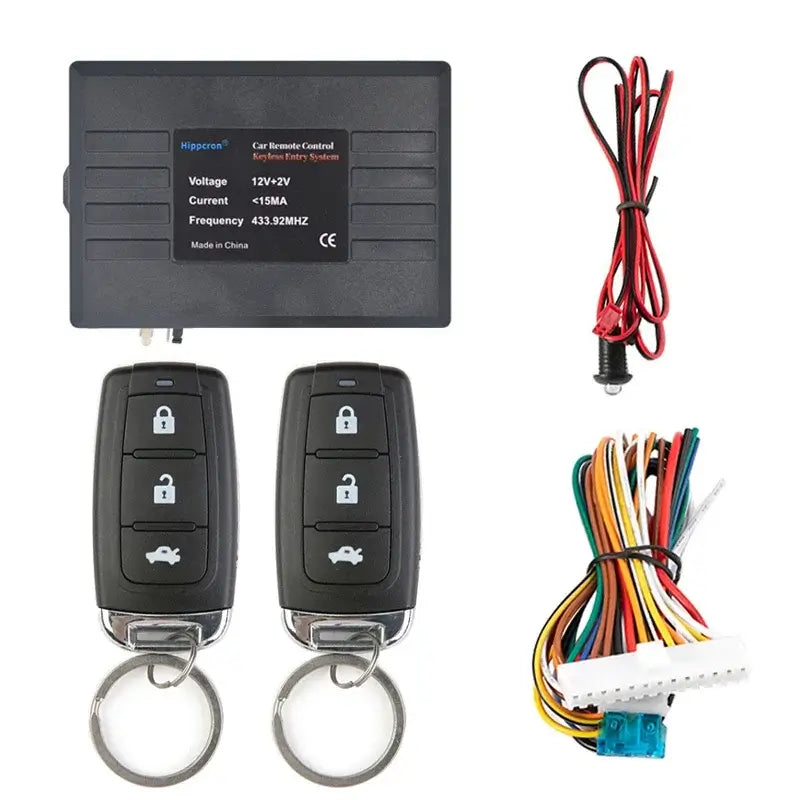 12V Universal Car Keyless Entry Remote Control Car Unlock Car Anti-theft System